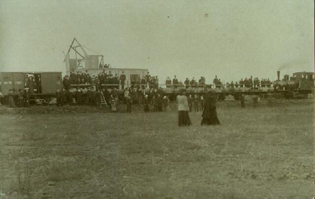 Tingsdals station, Köpingsvik, tåg 1905