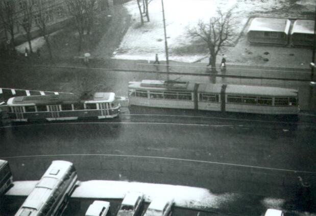 Gotha G4 and Tatra T4 trams in Tallinn